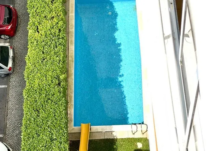 Apartamento Ahs Luminoso T1 Em Com Varanda E Piscina