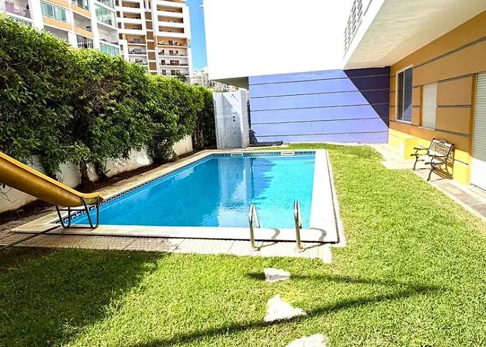 Ahs Luminoso T1 Em Com Varanda E Piscina Apartamento Portimão